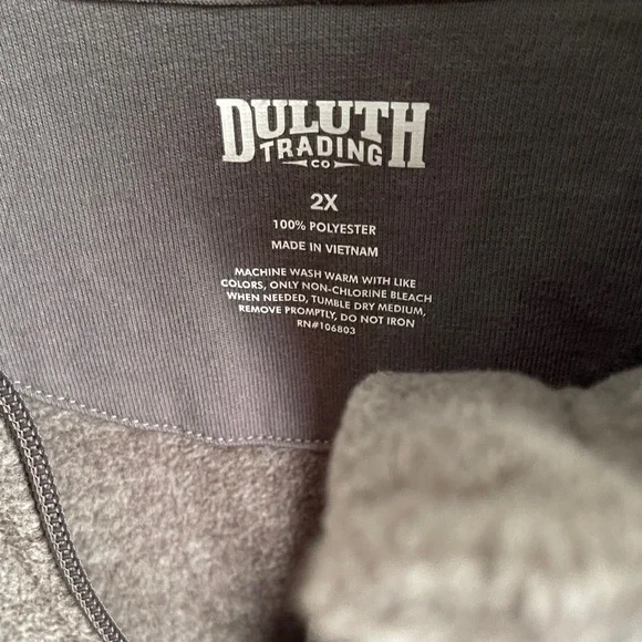 Duluth Trading Co Heather Gray Utility Jacket - Picture 2 of 6